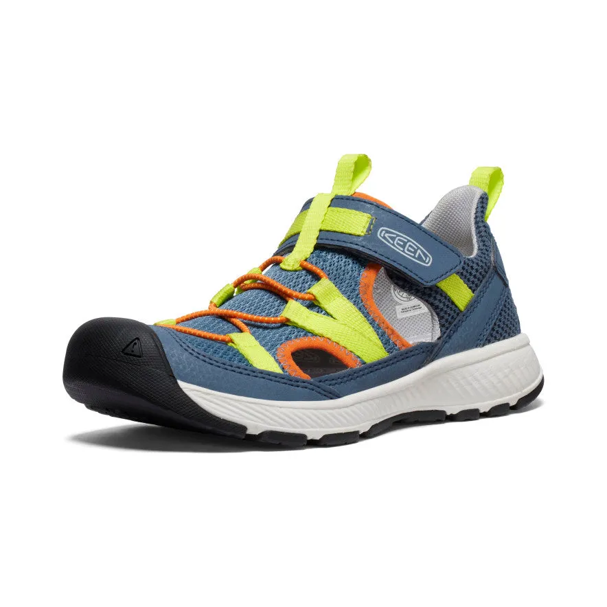 Keen Big Kids' Motozoa Sandal  |  Vintage Indigo/Scarlet Ibis