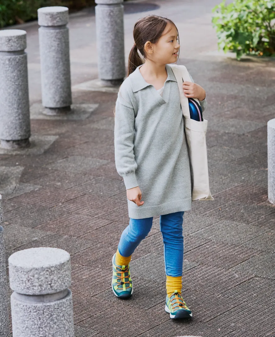 Keen Big Kids' Motozoa Sneaker  |  Jazzy/Evening Primrose
