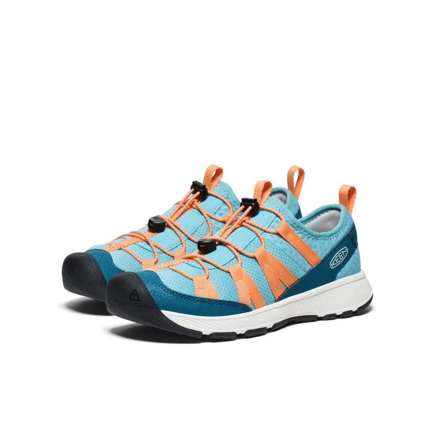 Keen Big Kids' Motozoa Sneaker  |  Legion Blue/Tangerine