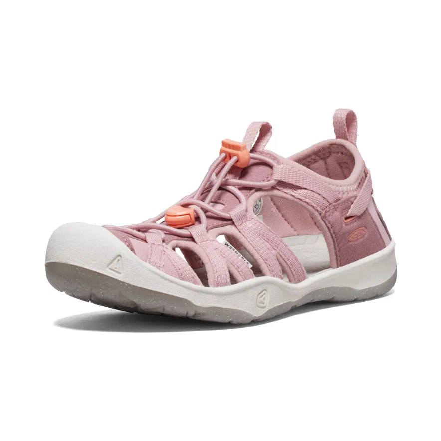 Keen Big Kids' Moxie Sandal  |  Nostalgia Rose/Papaya Punch
