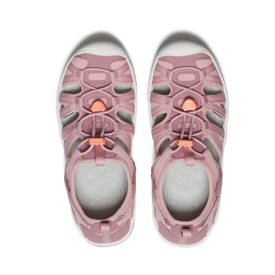 Keen Big Kids' Moxie Sandal  |  Nostalgia Rose/Papaya Punch