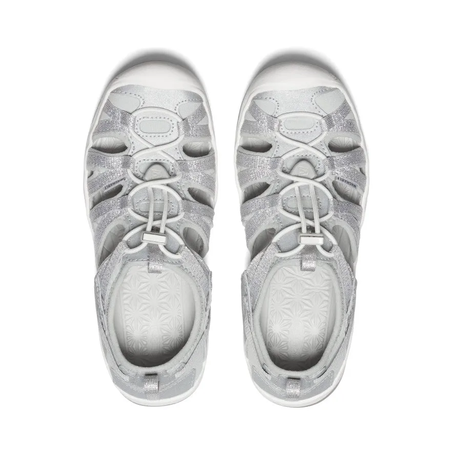 Keen Big Kids' Moxie Sandal  |  Silver