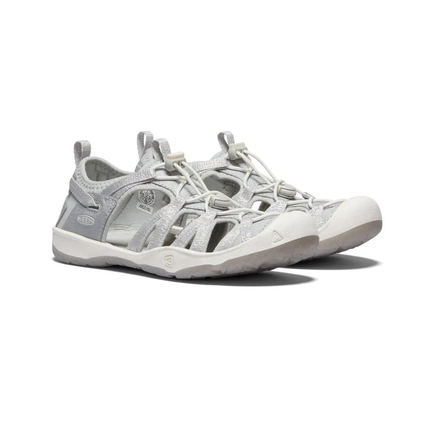Keen Big Kids' Moxie Sandal  |  Silver