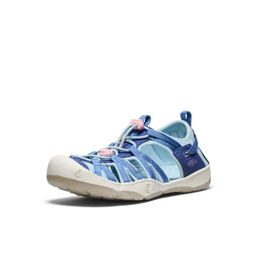 Keen Big Kids' Moxie Sandal  |  Skipper Blue/Giggle Pink