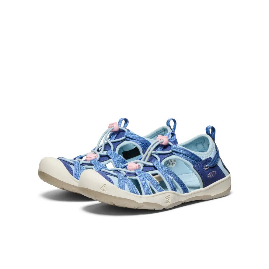 Keen Big Kids' Moxie Sandal  |  Skipper Blue/Giggle Pink