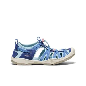 Keen Big Kids' Moxie Sandal  |  Skipper Blue/Giggle Pink