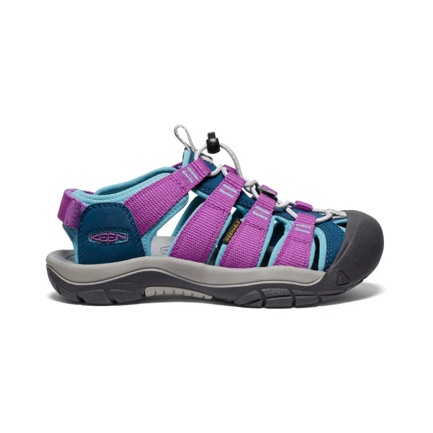 Keen Big Kids' Newport Boundless Sandal  |  Legion Blue/Willowherb