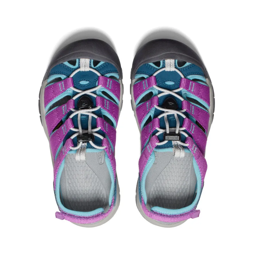 Keen Big Kids' Newport Boundless Sandal  |  Legion Blue/Willowherb