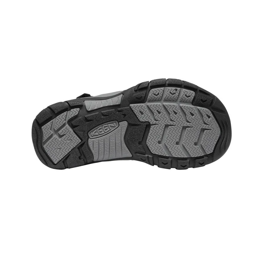 Keen Big Kids' Newport H2  |  Black/Keen Yellow