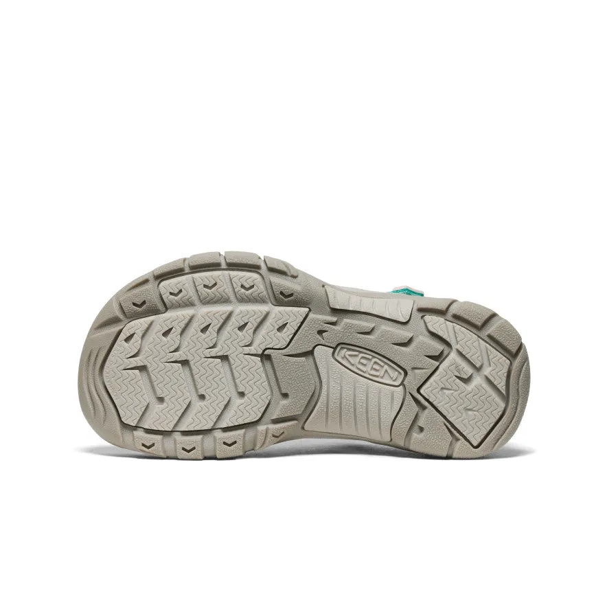 Keen Big Kids' Newport H2  |  Bright Aqua/Giggle Pink