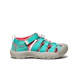 Keen Big Kids' Newport H2  |  Bright Aqua/Giggle Pink