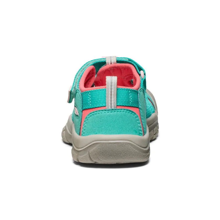 Keen Big Kids' Newport H2  |  Bright Aqua/Giggle Pink