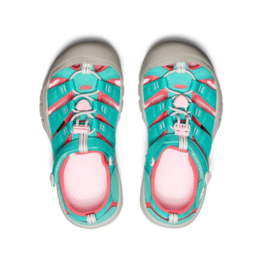 Keen Big Kids' Newport H2  |  Bright Aqua/Giggle Pink