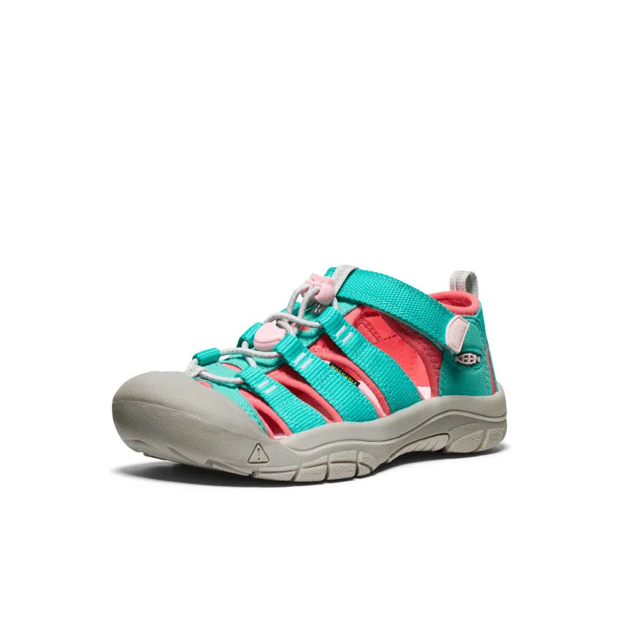 Keen Big Kids' Newport H2  |  Bright Aqua/Giggle Pink