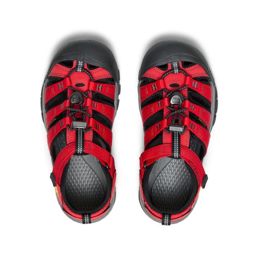 Keen Big Kids' Newport H2  |  Ribbon Red/Gargoyle