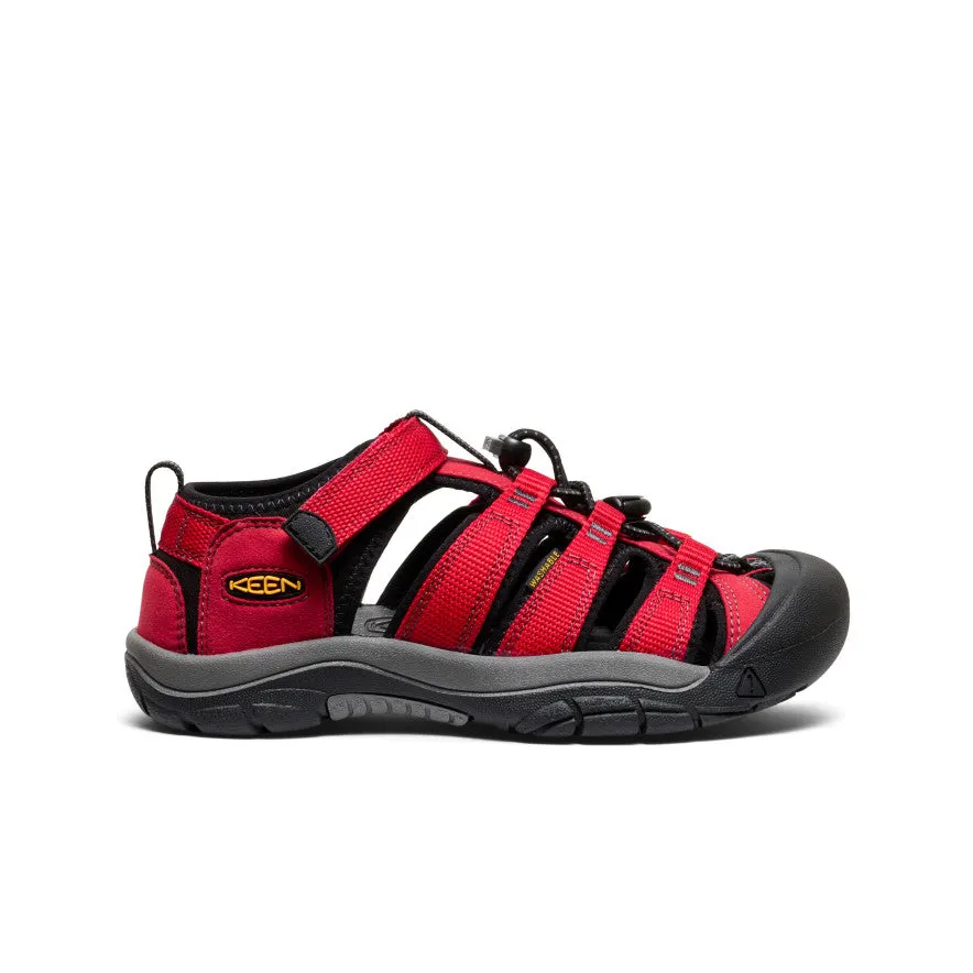 Keen Big Kids' Newport H2  |  Ribbon Red/Gargoyle