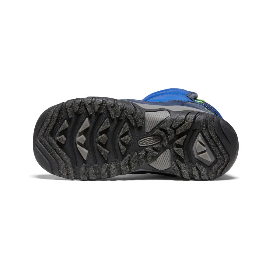 Keen Big Kids' Puffrider Waterproof Winter Boot  |  Naval Academy/Surf