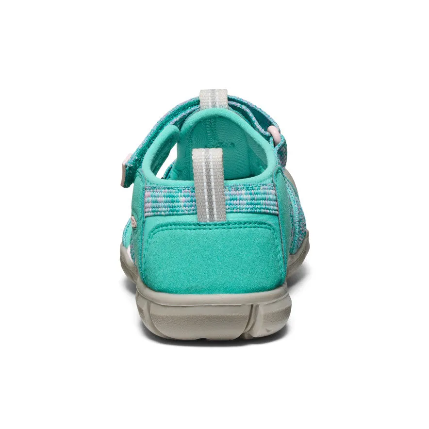 Keen Big Kids' Seacamp II CNX  |  Bright Aqua/Giggle Pink