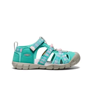Keen Big Kids' Seacamp II CNX  |  Bright Aqua/Giggle Pink