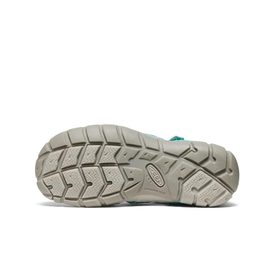 Keen Big Kids' Seacamp II CNX  |  Bright Aqua/Giggle Pink