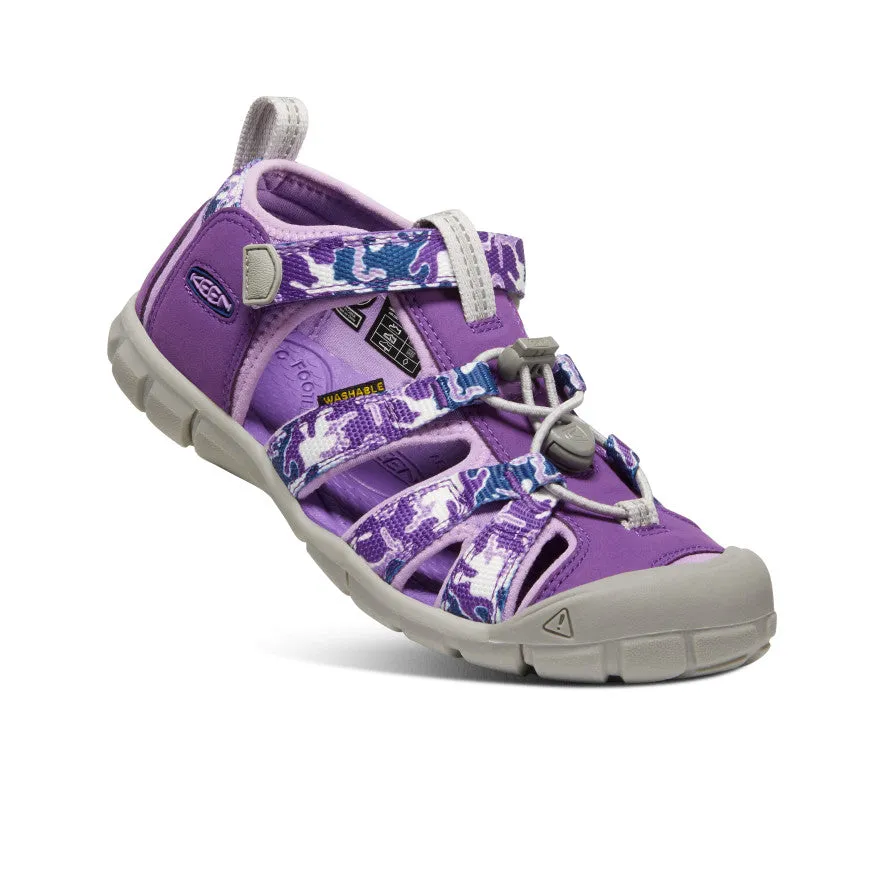 Keen Big Kids' Seacamp II CNX  |  Camo/Tillandsia Purple