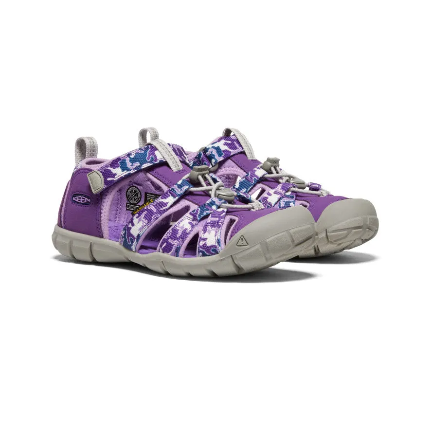 Keen Big Kids' Seacamp II CNX  |  Camo/Tillandsia Purple