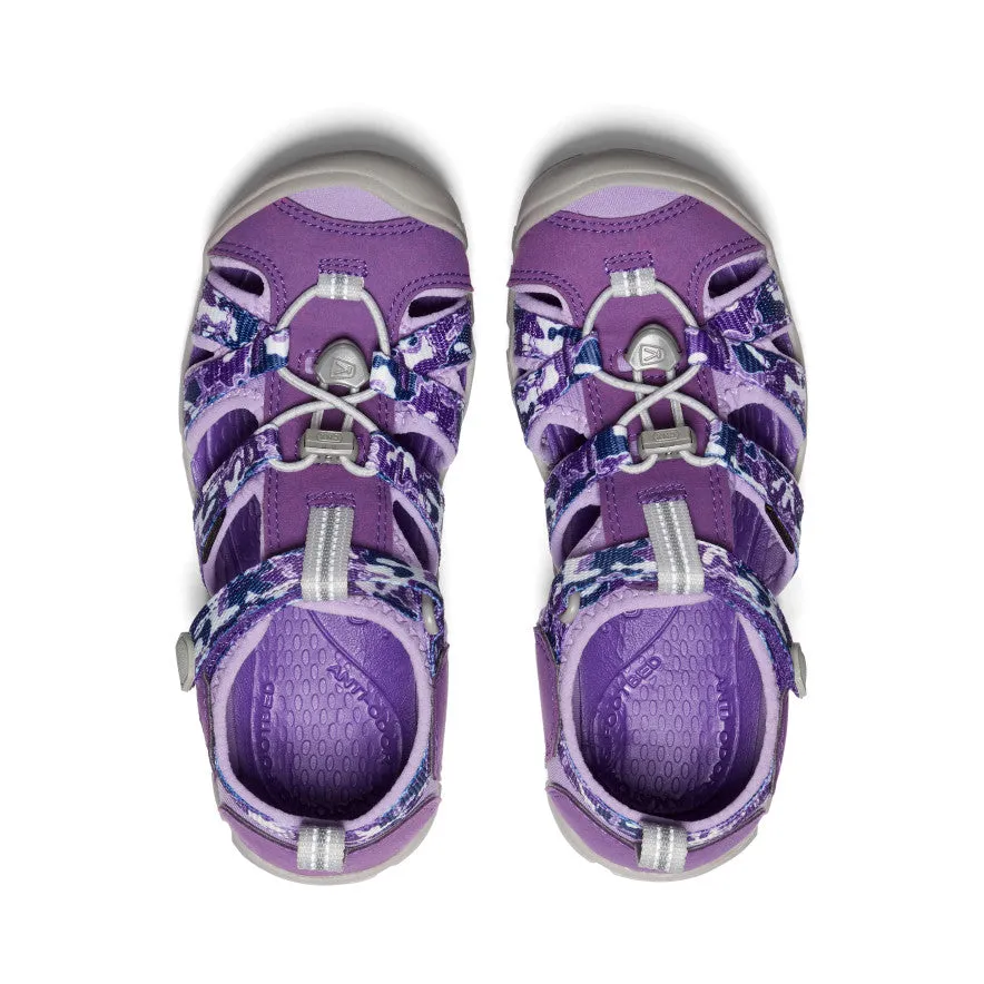 Keen Big Kids' Seacamp II CNX  |  Camo/Tillandsia Purple