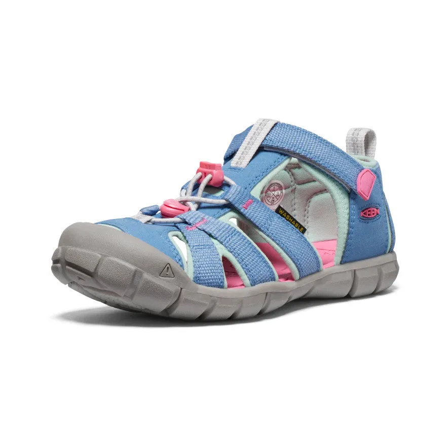 Keen Big Kids' Seacamp II CNX  |  Coronet Blue/Hot Pink