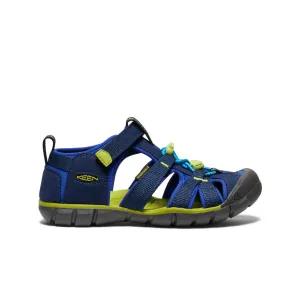 Keen Big Kids' Seacamp II CNX  |  Naval Academy/Chartreuse