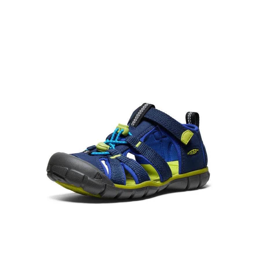 Keen Big Kids' Seacamp II CNX  |  Naval Academy/Chartreuse