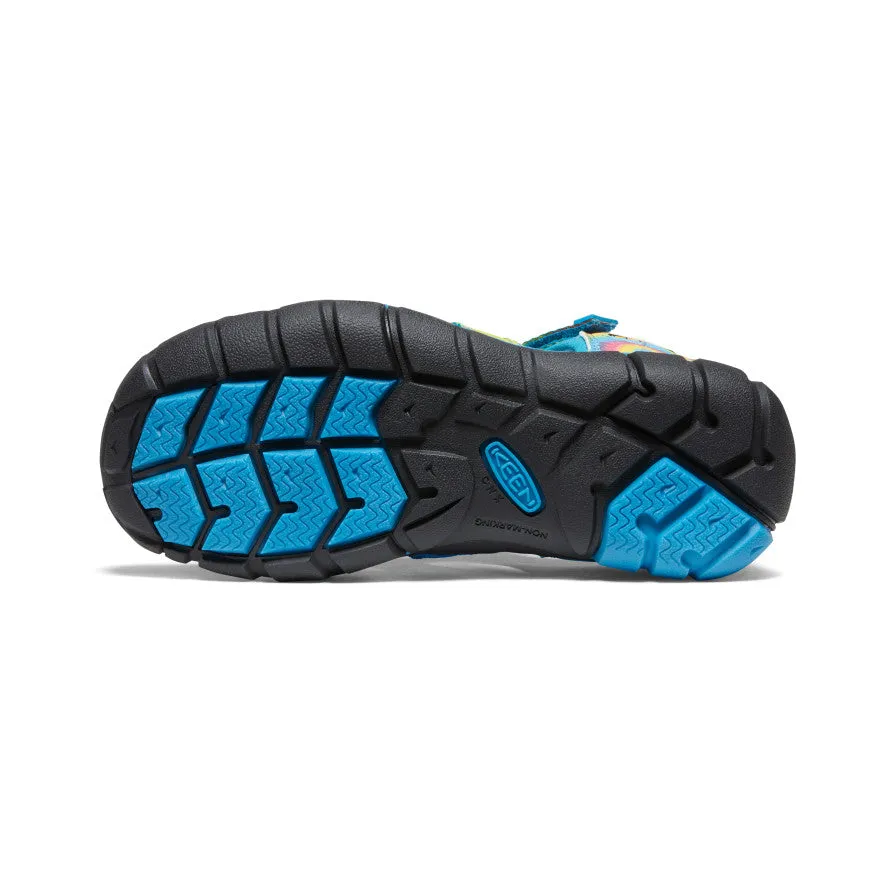Keen Big Kids' Seacamp II CNX  |  Vivid Blue/Original Tie Dye