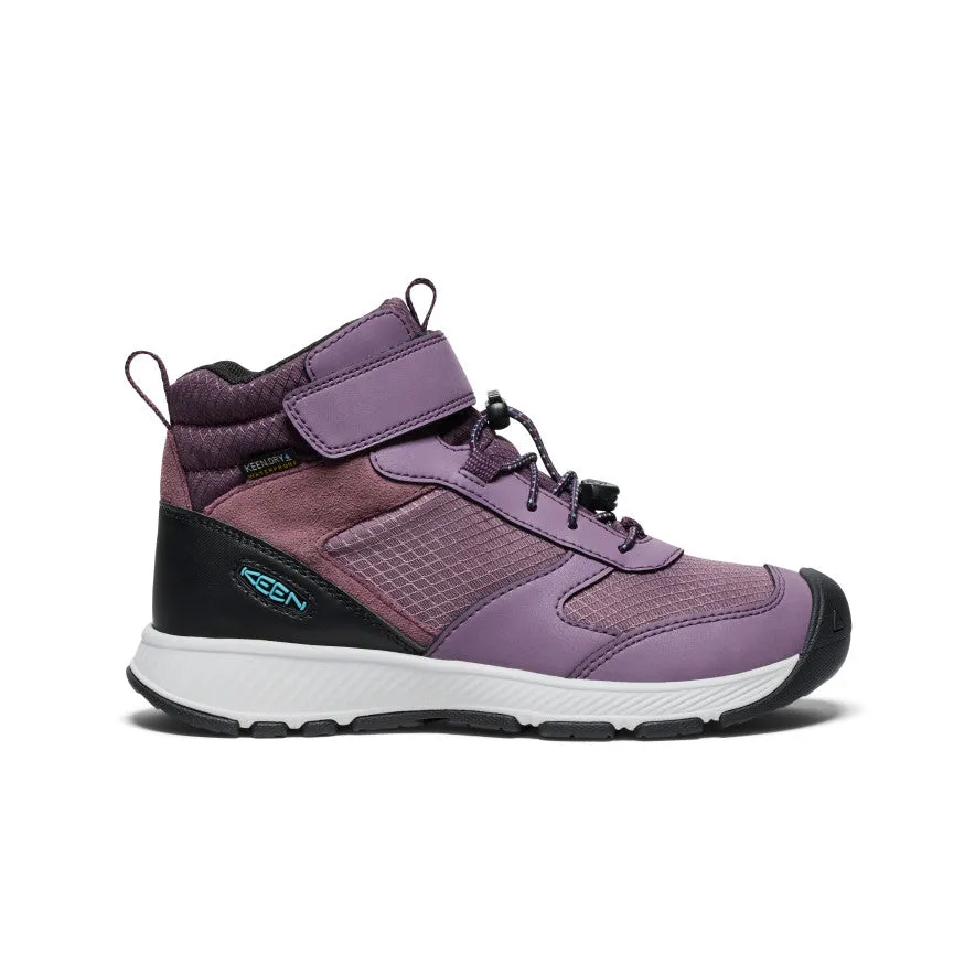 Keen Big Kids' Skua Waterproof Boot  |  Black Plum/Plum Perfect