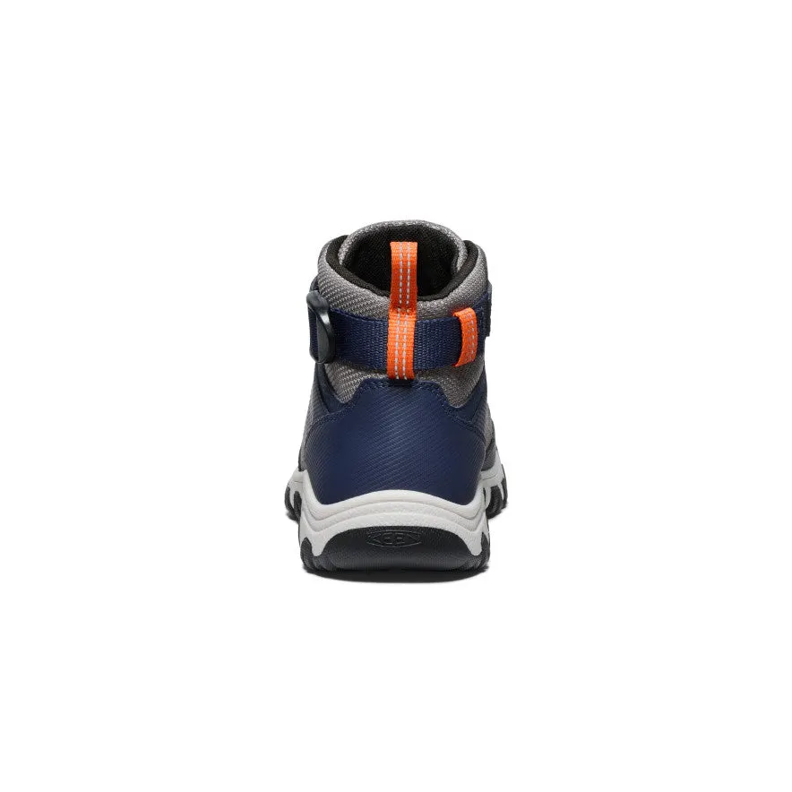 Keen Big Kids' Targhee Boundless Hiking Boot  |  Naval Academy/Steel Grey
