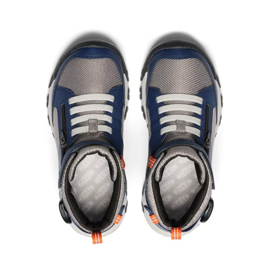 Keen Big Kids' Targhee Boundless Hiking Boot  |  Naval Academy/Steel Grey