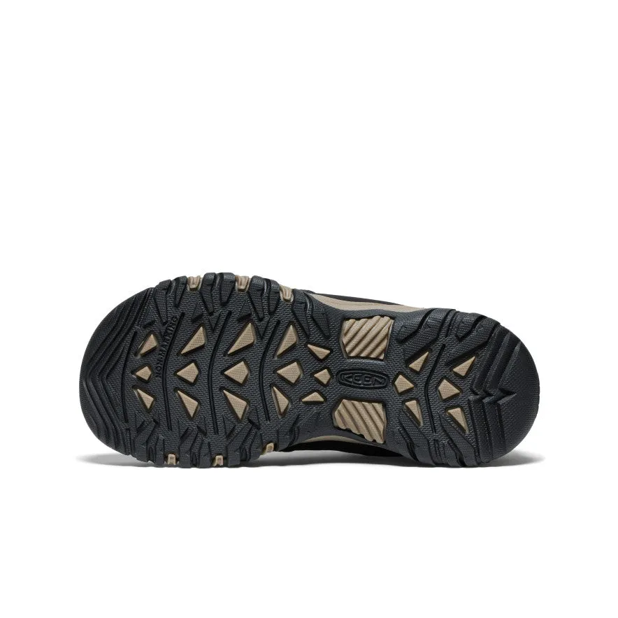 Keen Big Kids' Targhee IV Waterproof Hiking Shoe  |  Dark Olive/Gold Flame