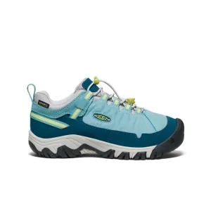 Keen Big Kids' Targhee IV Waterproof Hiking Shoe  |  Reef Waters/Daiquiri Green