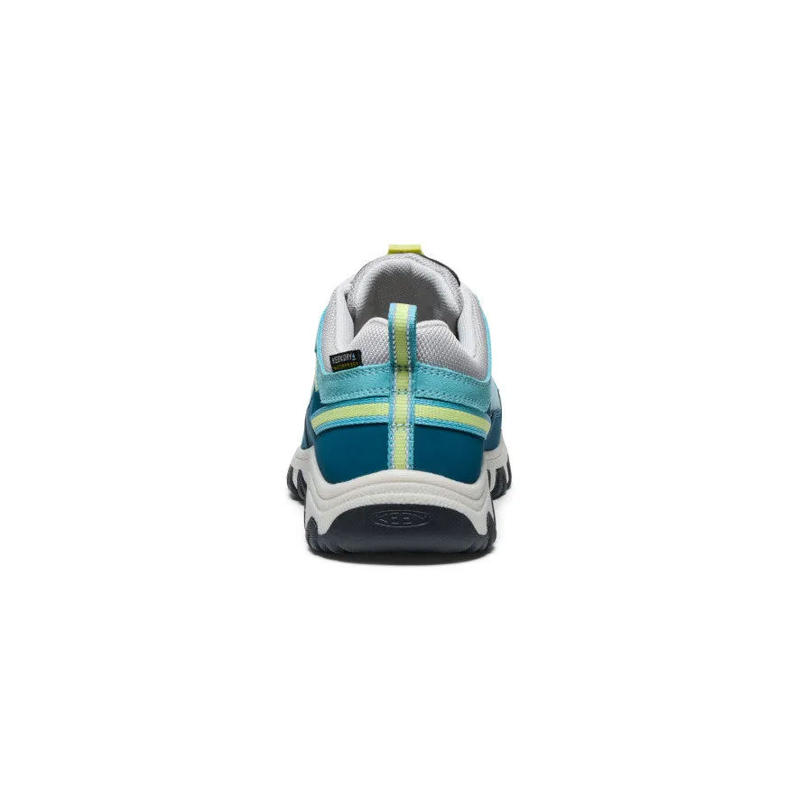 Keen Big Kids' Targhee IV Waterproof Hiking Shoe  |  Reef Waters/Daiquiri Green