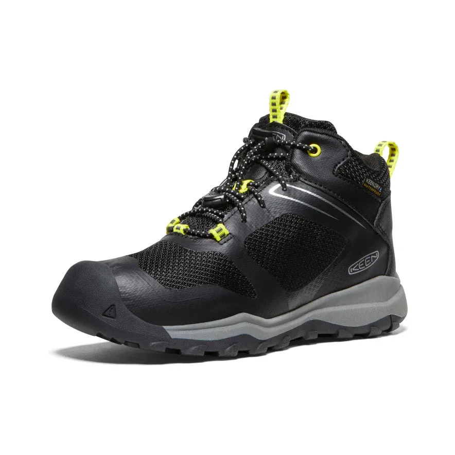Keen Big Kids' Wanduro Waterproof Boot  |  Black/Silver