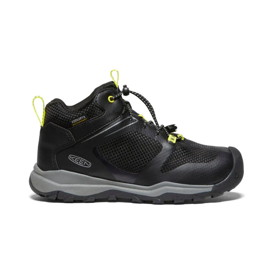 Keen Big Kids' Wanduro Waterproof Boot  |  Black/Silver