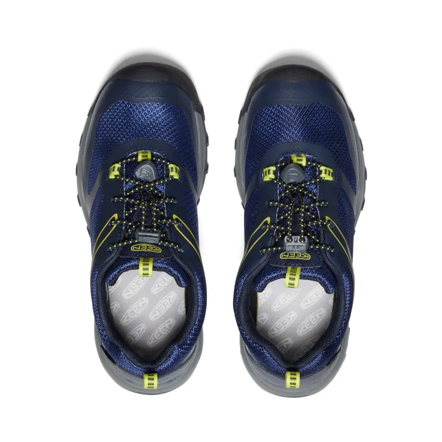 Keen Big Kids' Wanduro Waterproof Shoe  |  Sky Captain/Evening Primrose