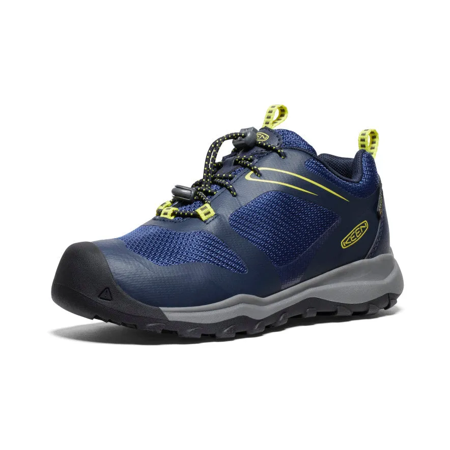 Keen Big Kids' Wanduro Waterproof Shoe  |  Sky Captain/Evening Primrose