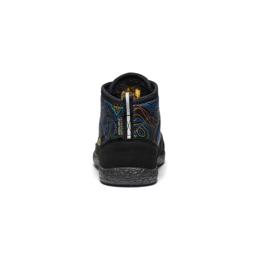 Keen Little Kids' Howser II Waterproof Chukka  |  Black/Reef Waters