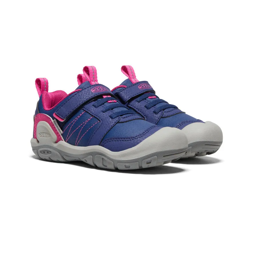 Keen Little Kids' Knotch Peak Sneaker  |  Blue Depths/Pink Peacock