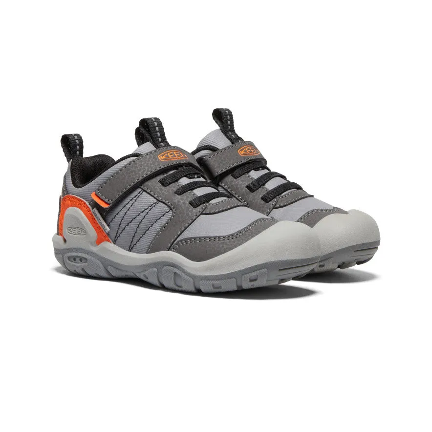 Keen Little Kids' Knotch Peak Sneaker  |  Magnet/Safety Orange
