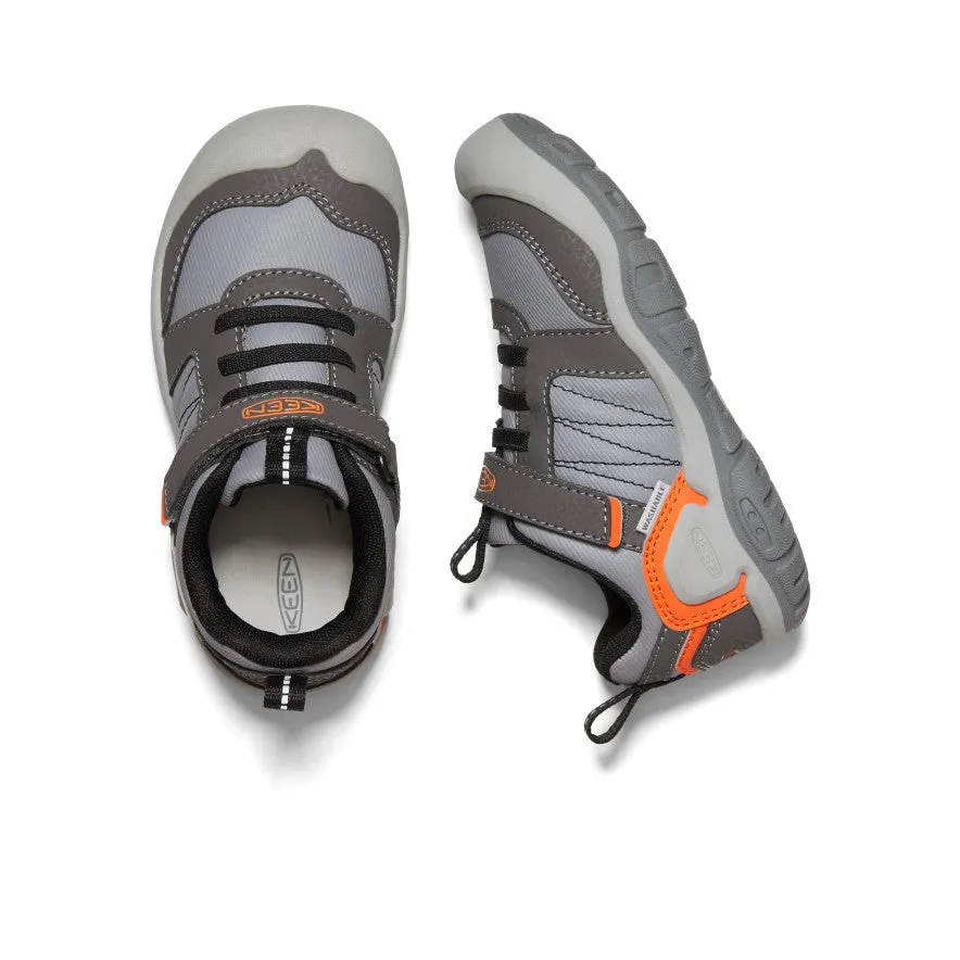 Keen Little Kids' Knotch Peak Sneaker  |  Magnet/Safety Orange