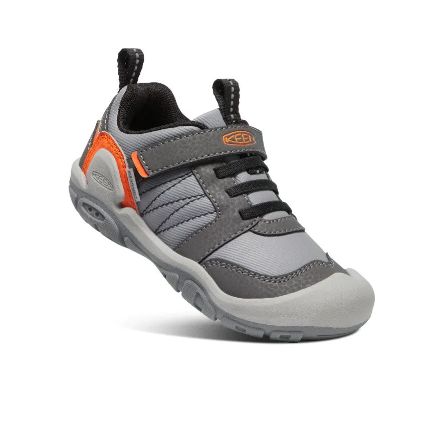 Keen Little Kids' Knotch Peak Sneaker  |  Magnet/Safety Orange