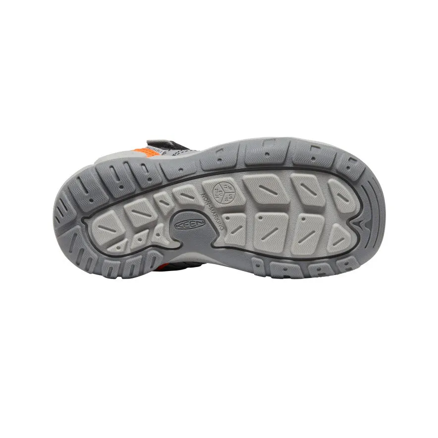 Keen Little Kids' Knotch Peak Sneaker  |  Magnet/Safety Orange