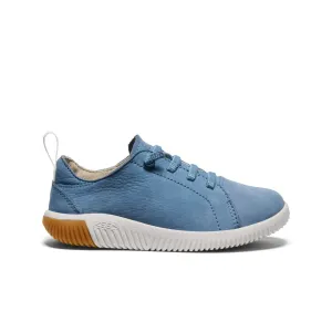 Keen Little Kids' KNX Leather Sneaker  |  Coronet Blue/Vapor