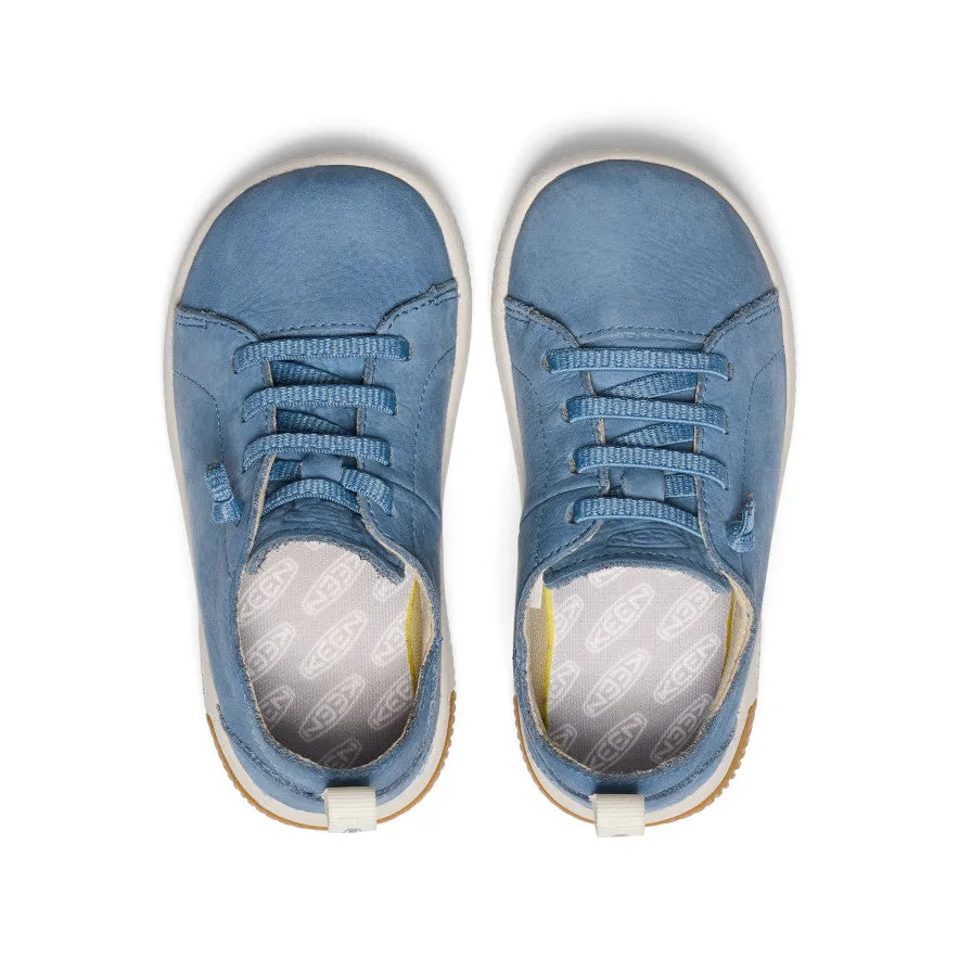 Keen Little Kids' KNX Leather Sneaker  |  Coronet Blue/Vapor