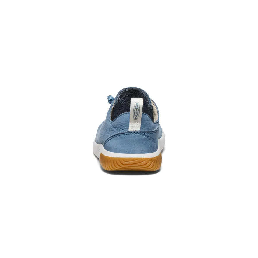 Keen Little Kids' KNX Leather Sneaker  |  Coronet Blue/Vapor